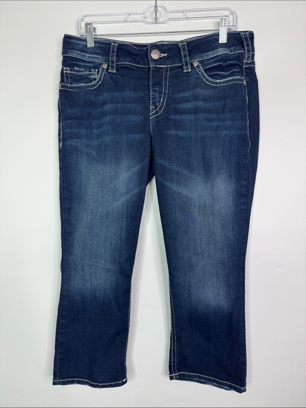 Silver Jeans Suki Capri Jeans Size 33x22.5